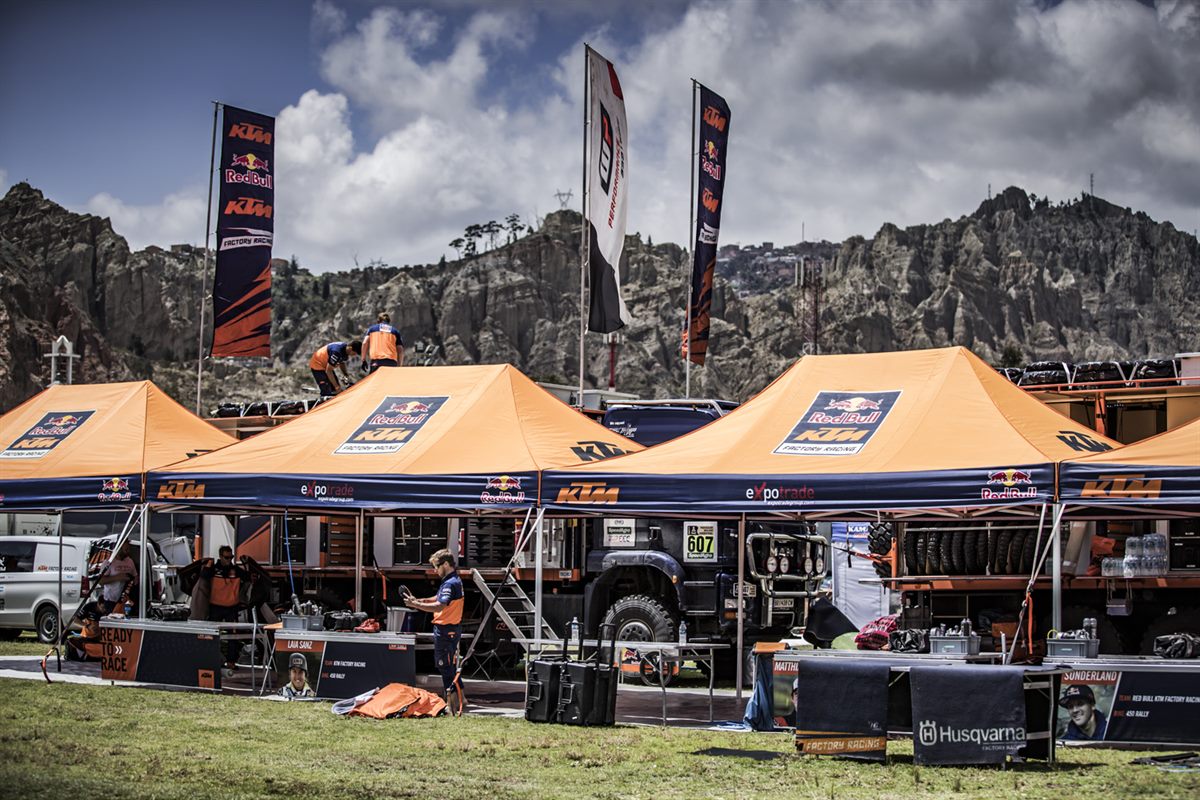 Bivouac Red Bull KTM Factory Racing Dakar 2017