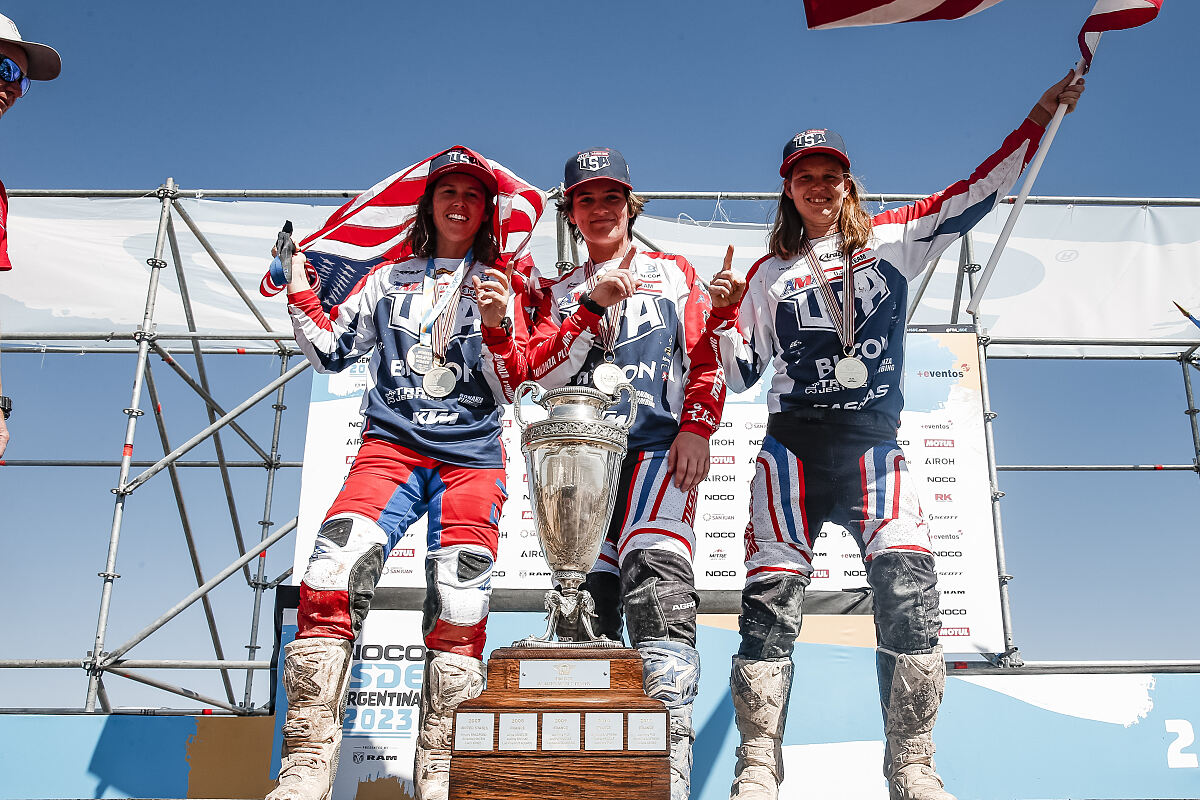 United States - Womens World Trophy winners - ISDE 2023