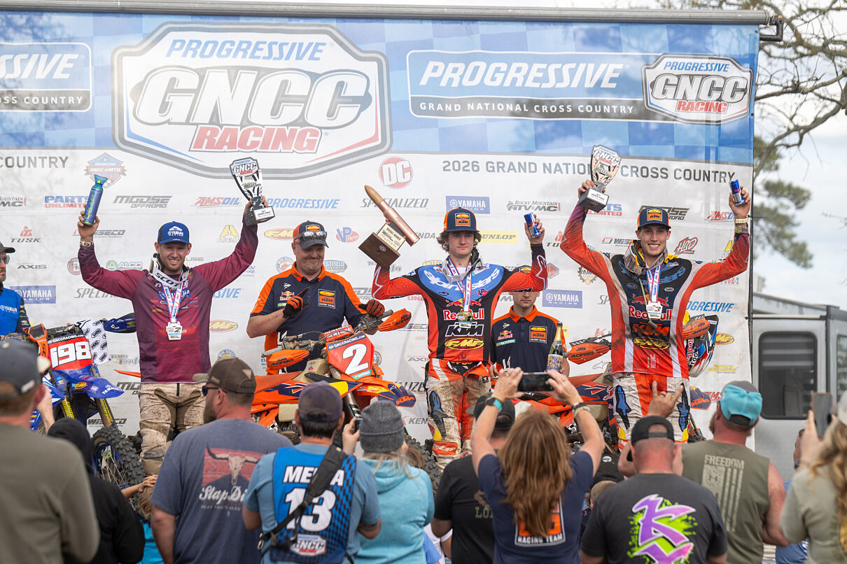 PODIUM - FMF KTM FACTORY RACING - CAMP COKER BULLET GNCC