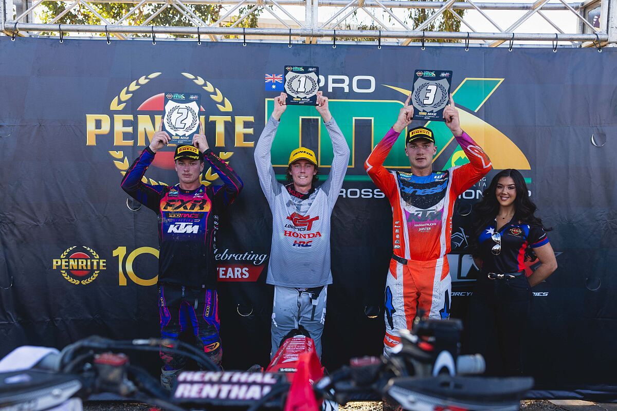 MX2 PODIUM - CANBERRA