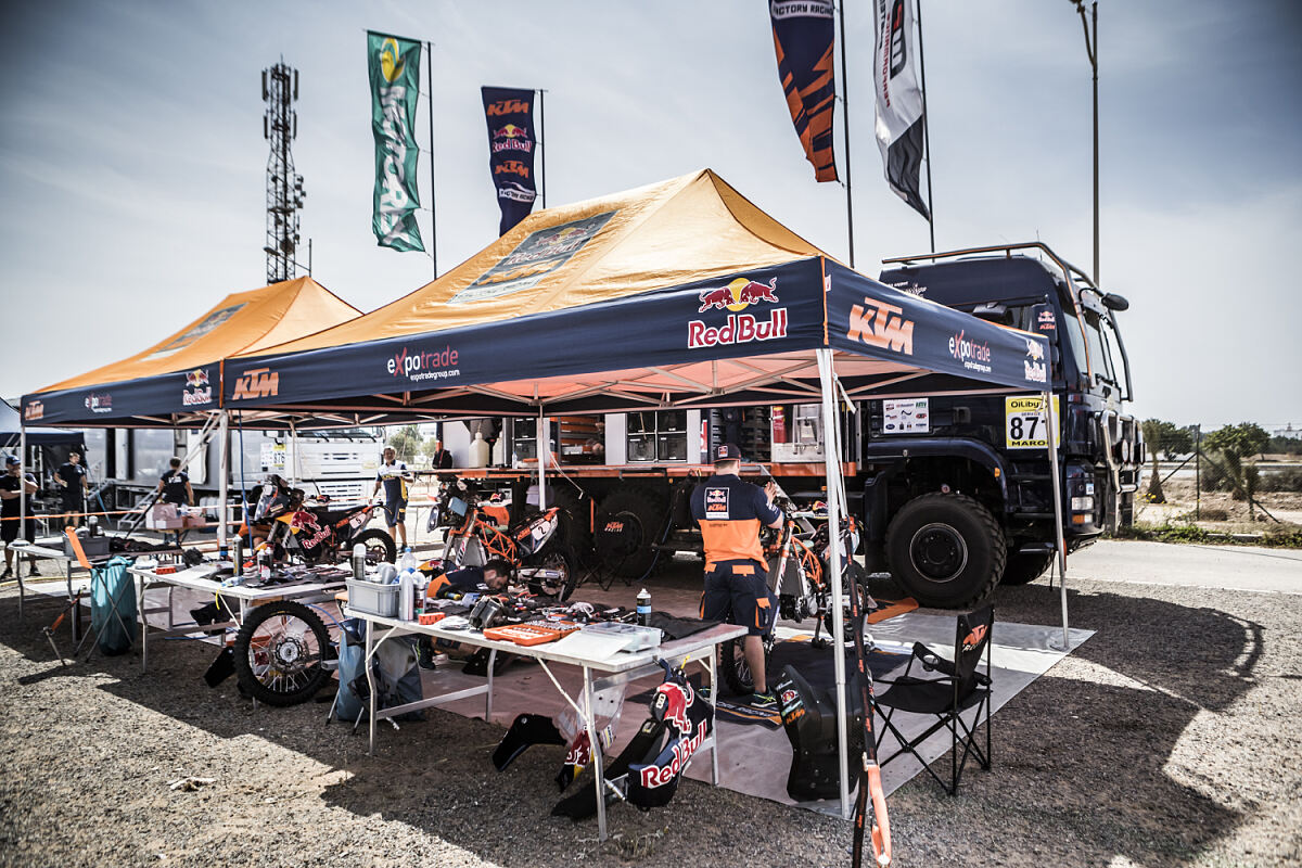 Bivouac Red Bull KTM Factory Racing Morocco 2016