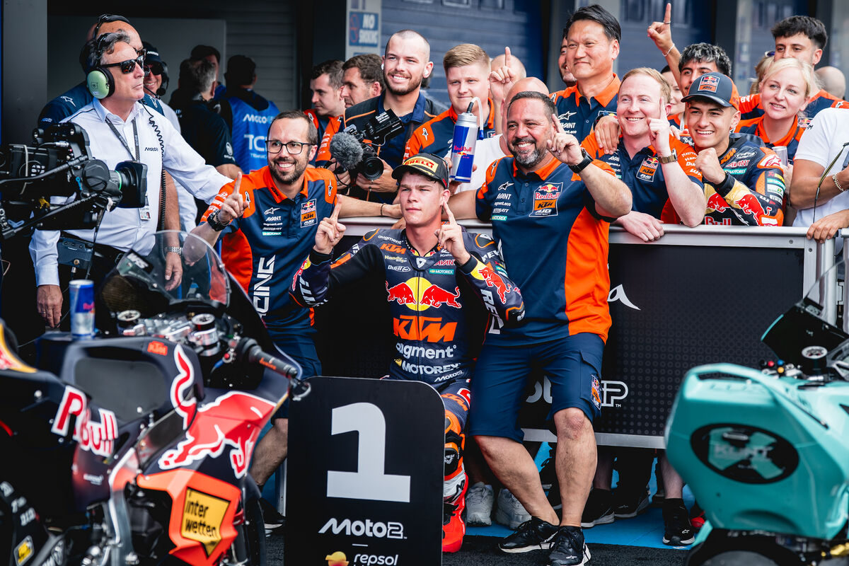 Collin Veijer Moto2 Red Bull KTM Ajo Moto2 Spain