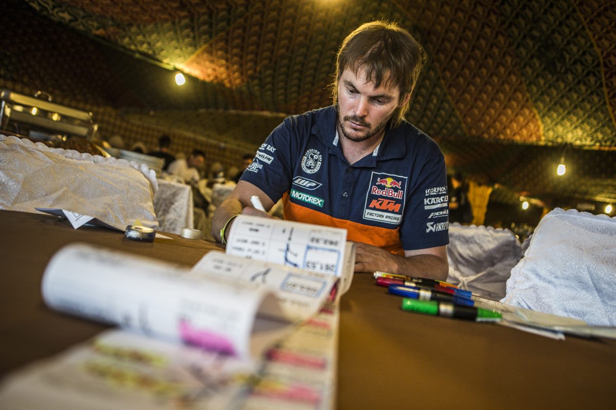 Toby Price Bivouac Morocco 2016