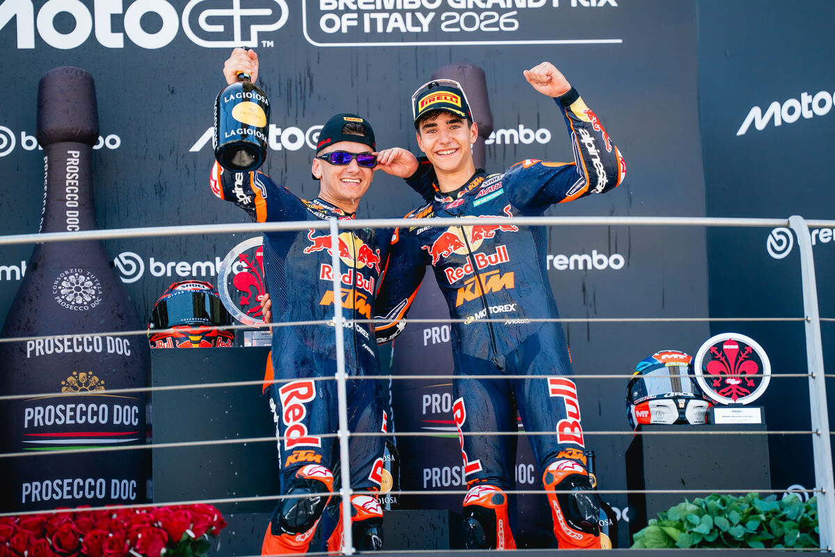 Alvaro Carpe & Brian Uriarte 2026 Red Bull KTM Ajo Moto3 Mugello