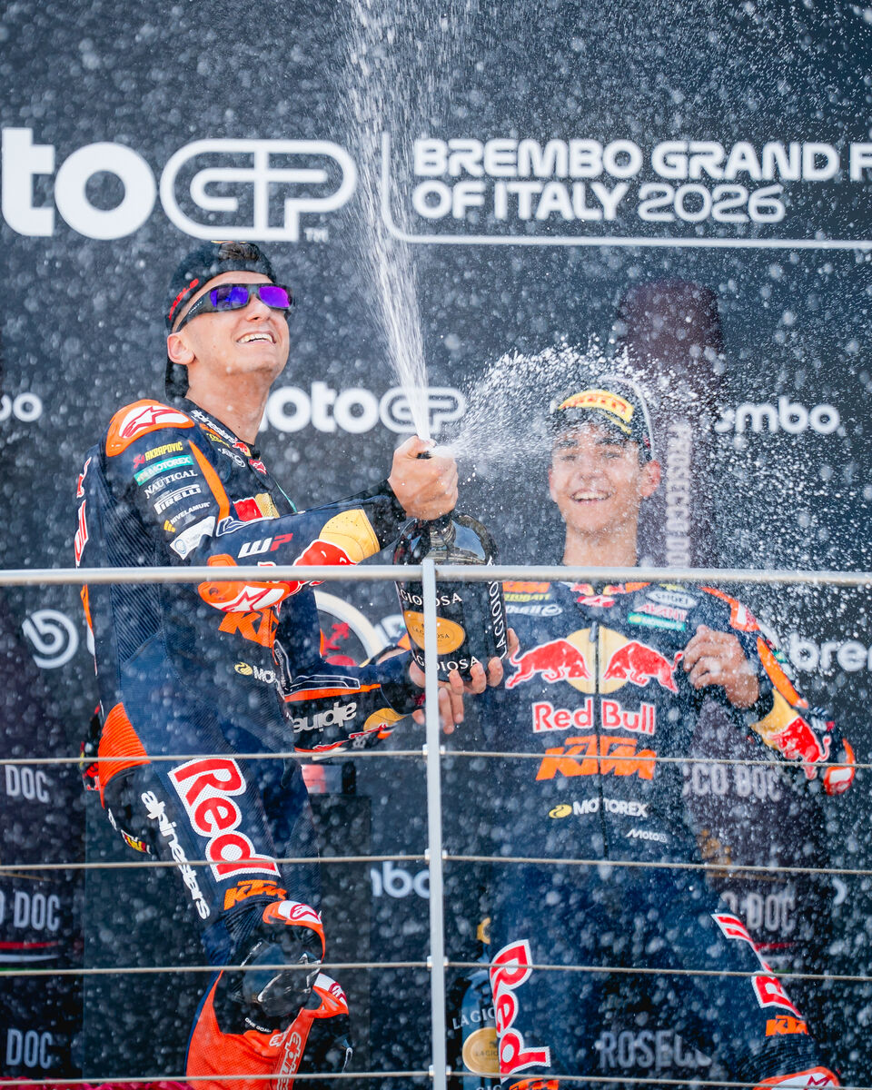 Alvaro Carpe & Brian Uriarte 2026 Red Bull KTM Ajo Moto3 Mugello