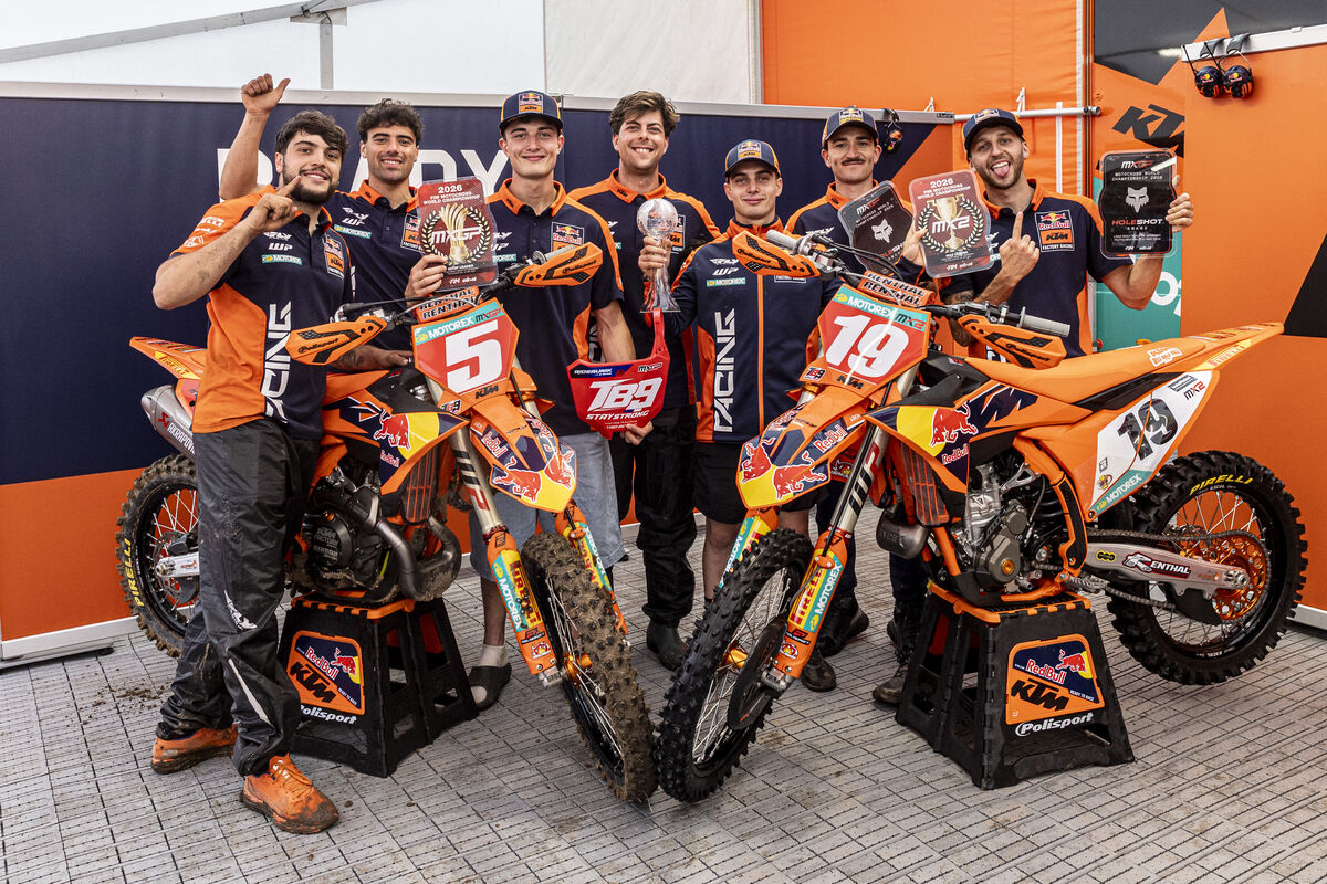 MXGP and MX2 red plates Grand Prix of Germany
