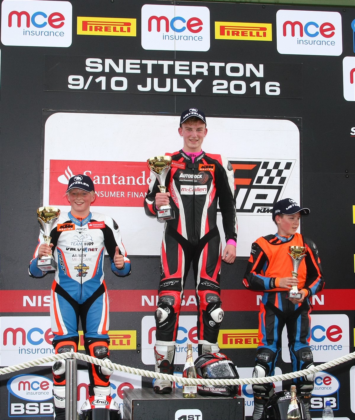 Swann Wright Moreton Snetterton R2 podium