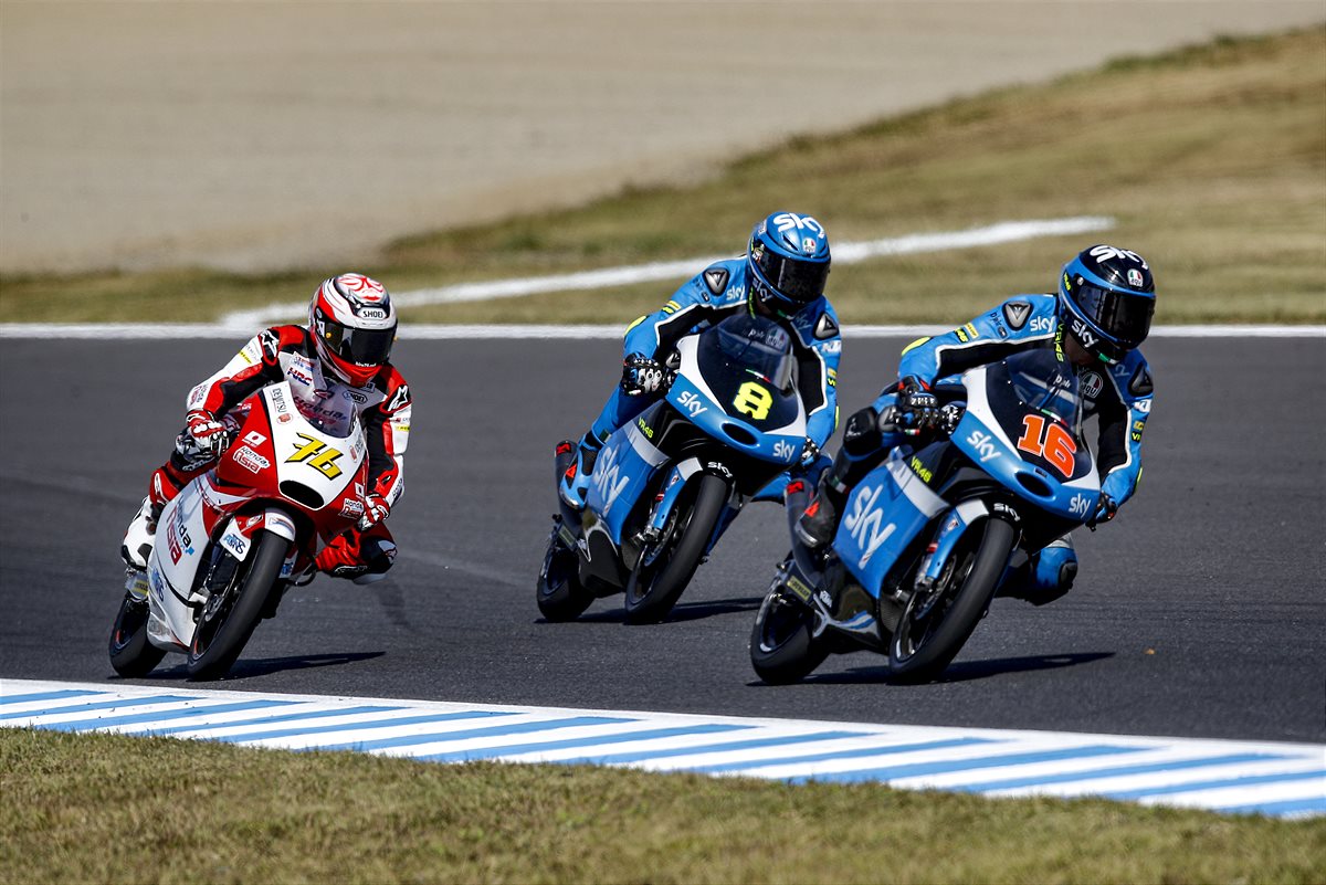 Andrea Migno & Nicolo Bulega KTM RC 250 GP Motegi 2016