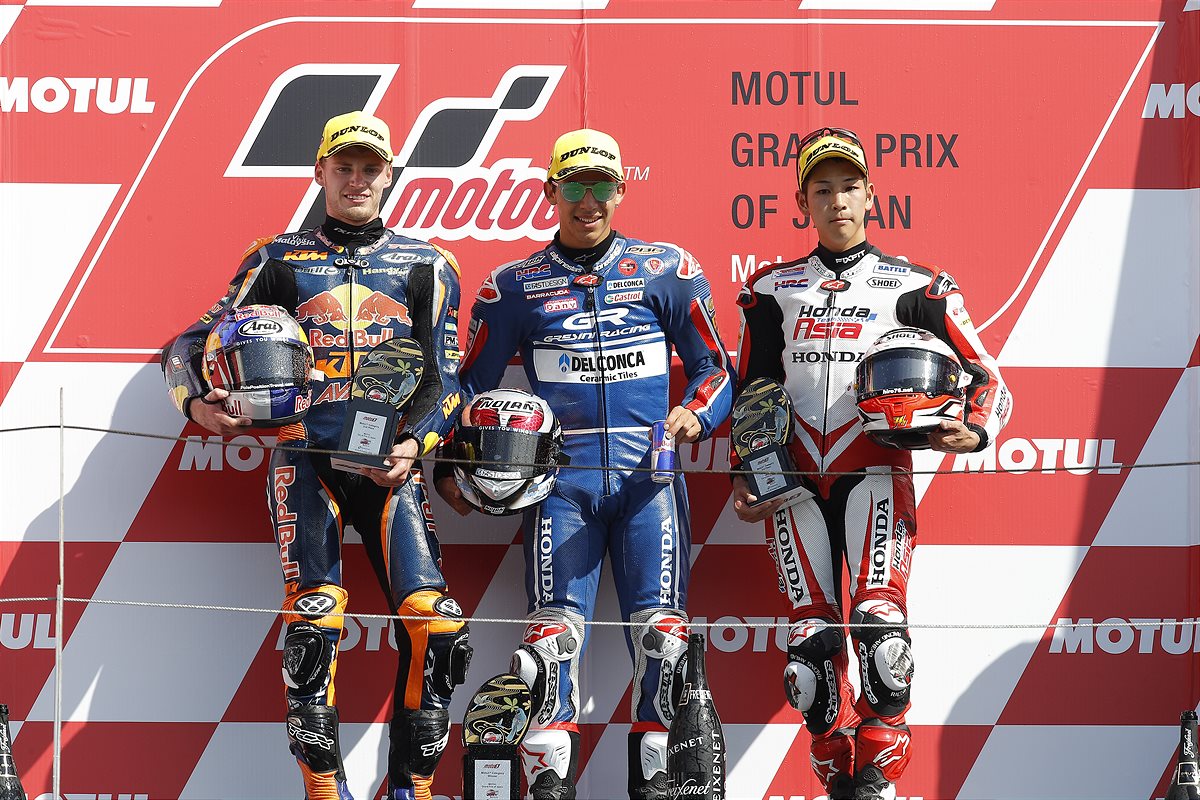 Brad Binder Podium Motegi 2016