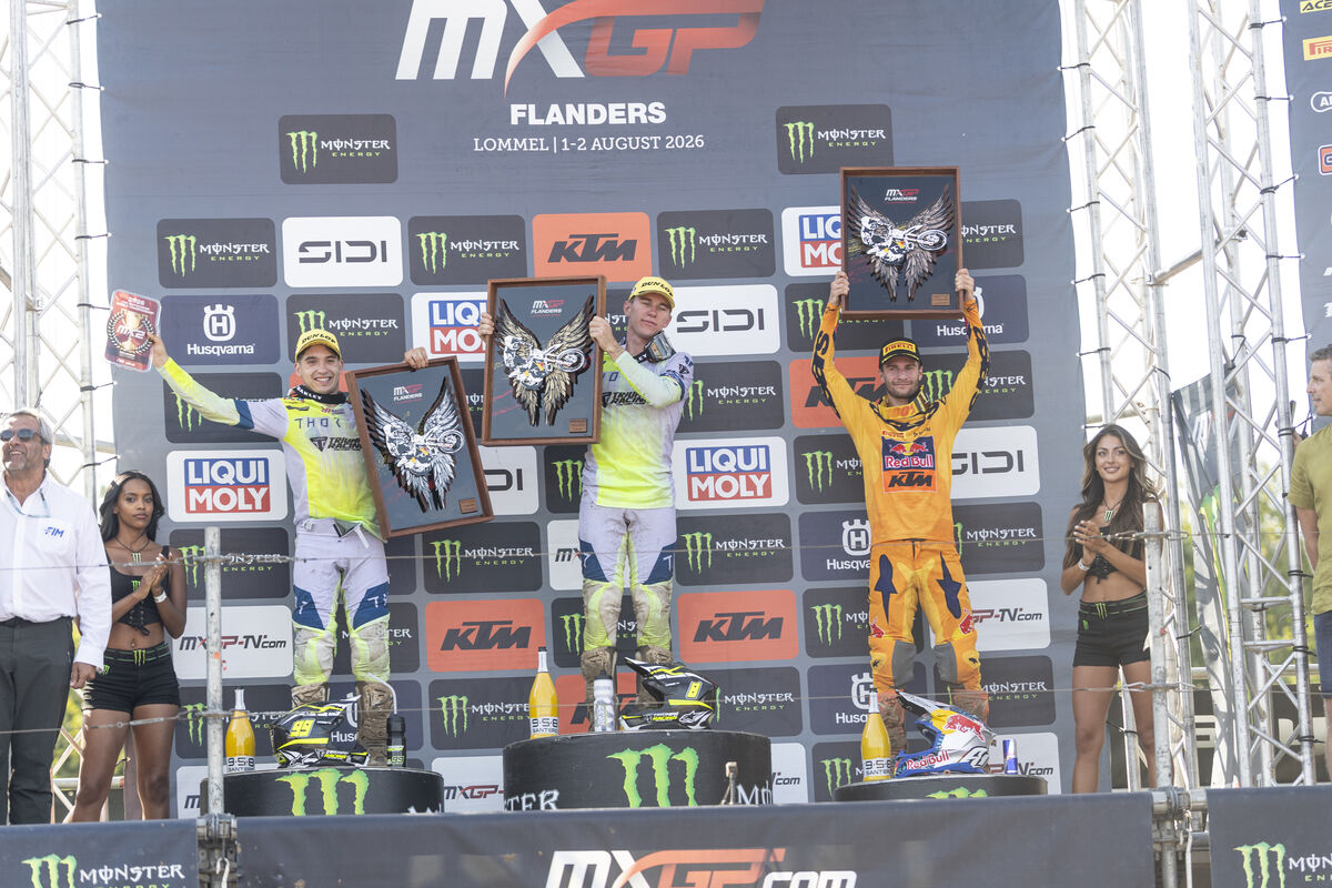 MX2 podium Grand Prix of Flanders