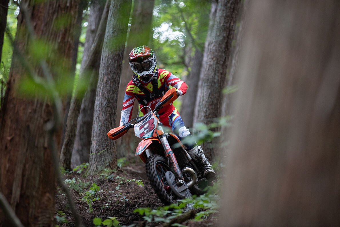 COMP-AA1クラス1位　矢野 和都 ／KTM 300 XC