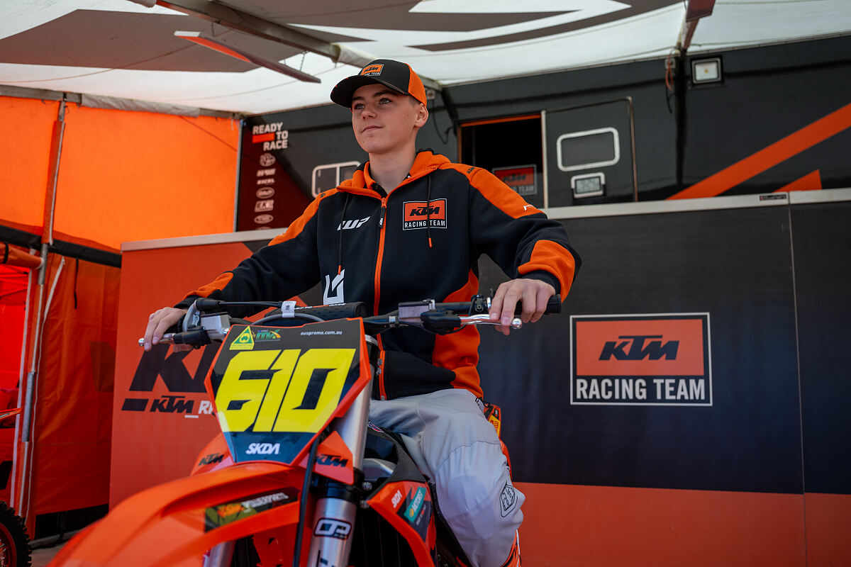 OLLIE BIRKITT 03 - KTM JUNIOR RACING TEAM - AJMX SHEPPARTON