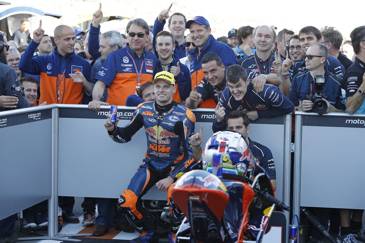 Brad Binder & Team KTM RC 250 GP Parc Ferme 2016