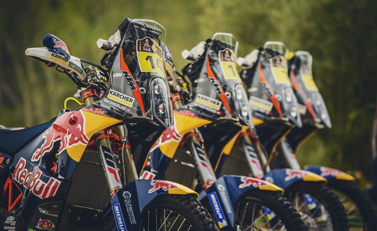Sam Sunderland KTM 450 RALLY 2016