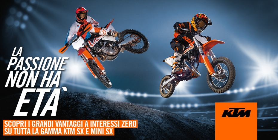 KTM SX Mini SX Promo Header