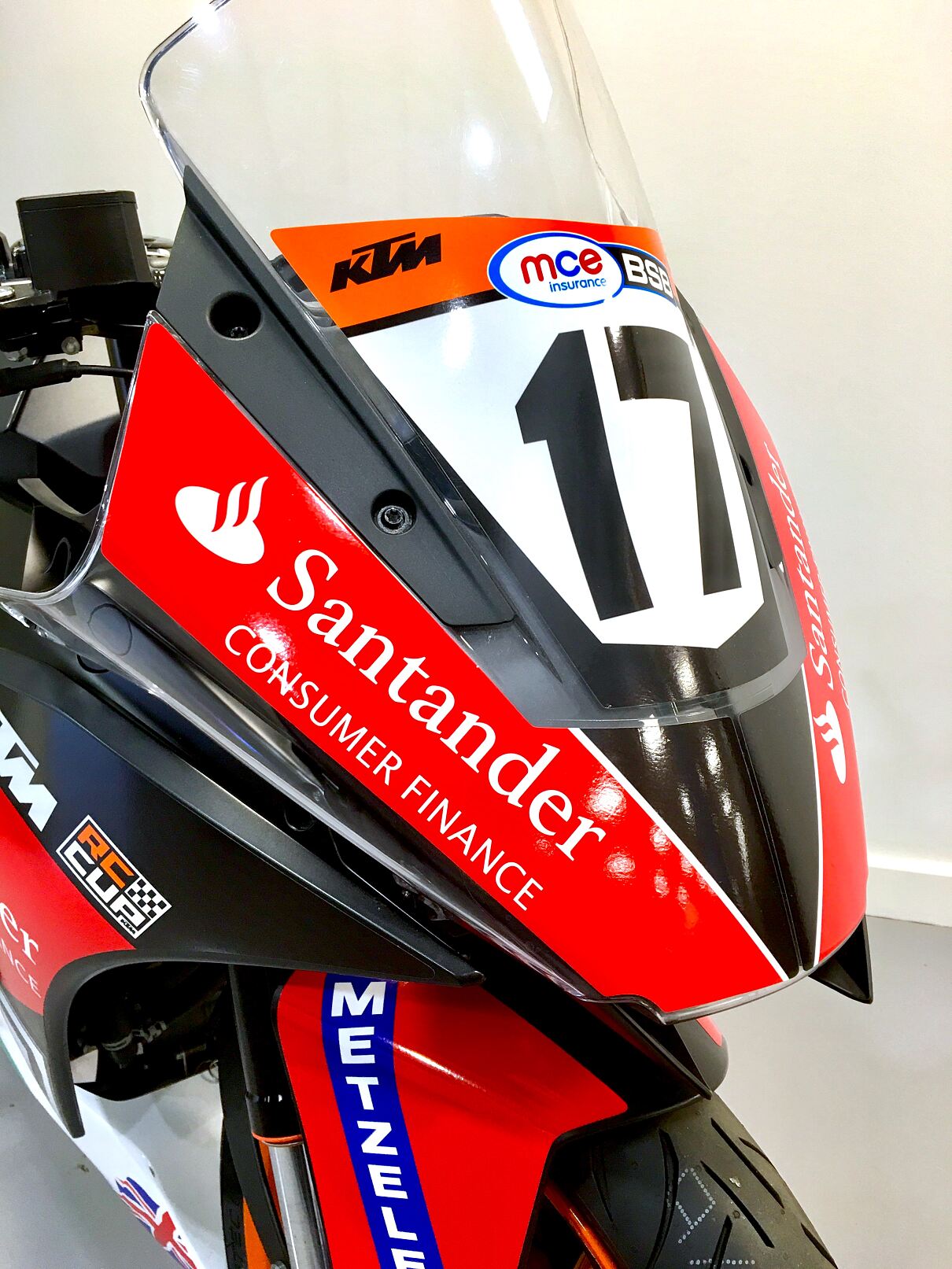 KTM UK RC Cup 2017 front fairing