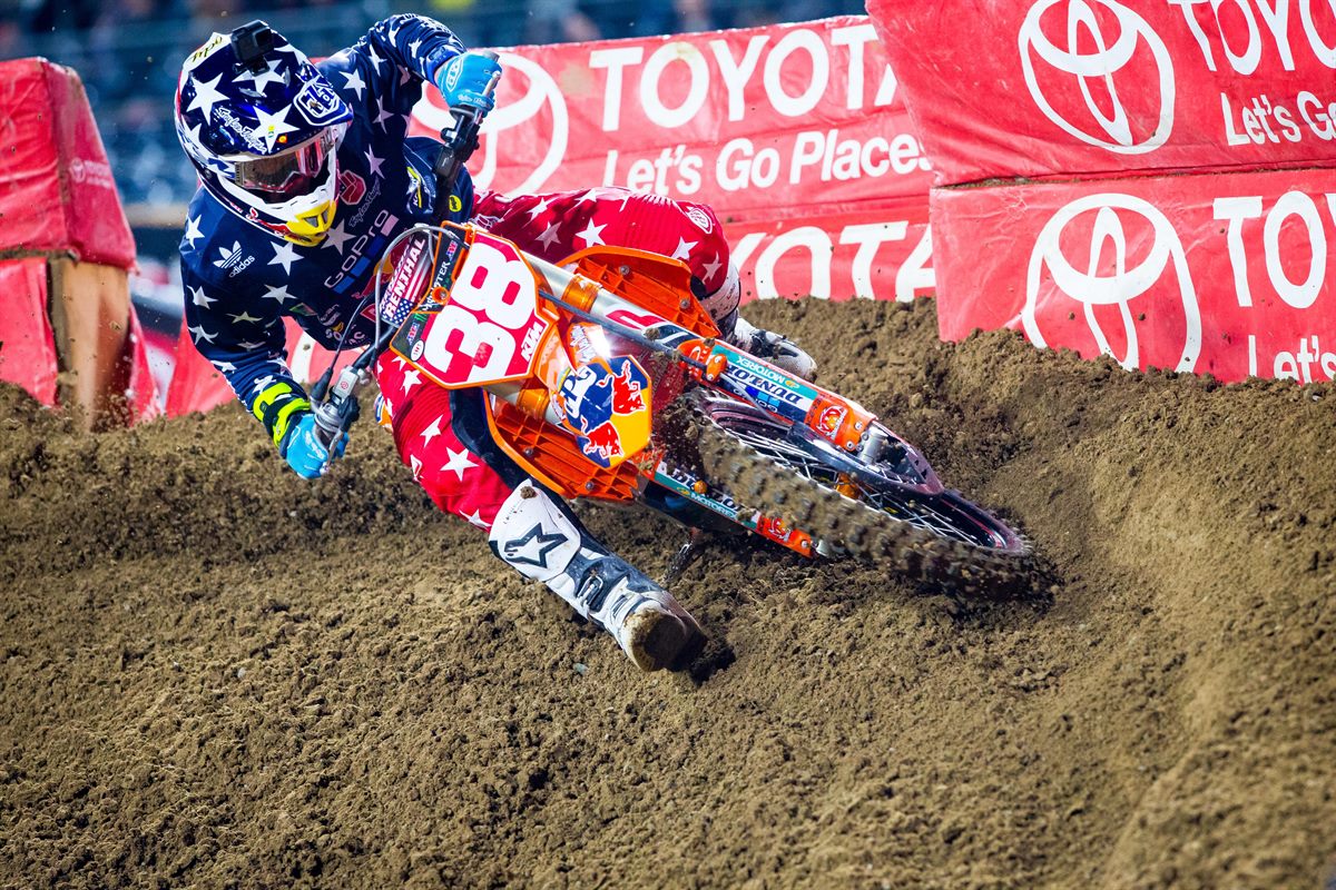 Shane McElrath KTM 250 SX-F Anaheim 1 2017