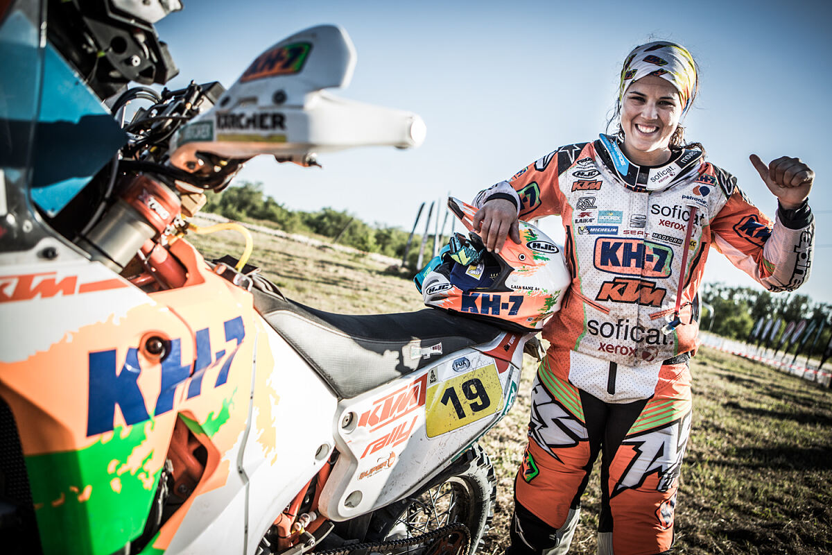 Laia Sanz KTM 450 RALLY Dakar 2017