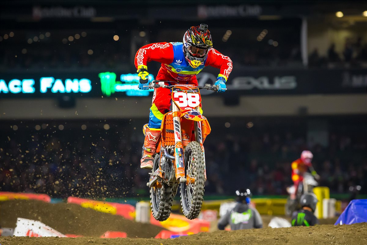 Shane McElrath KTM 250 SX-F Anaheim 2 2017