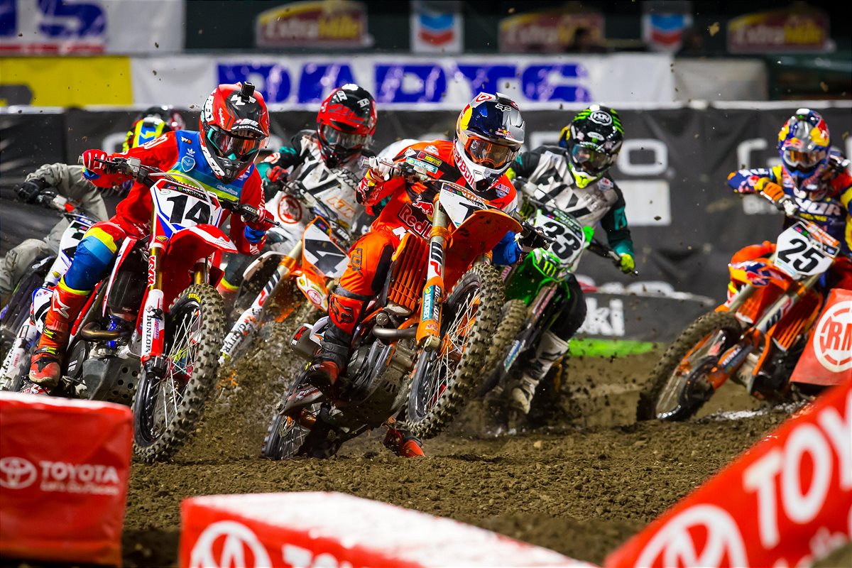Ryan Dungey & Marvin Musquin KTM 450 SX-F Anaheim 2 2017