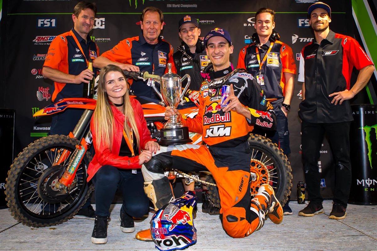 Marvin Musquin & Team KTM 450 SX-F Podium Arlington 2017