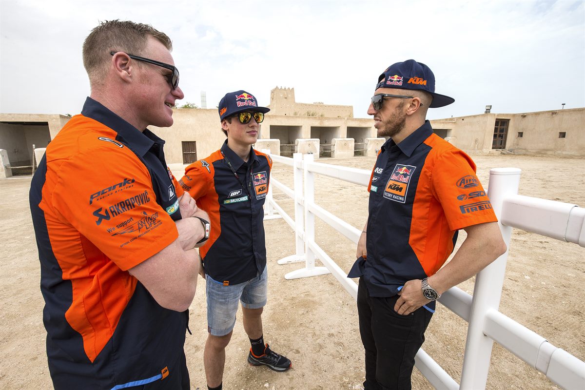 Joel Smets, Jorge Prado & Tony Cairoli Losail 2017