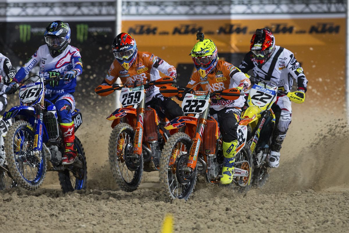 Tony Cairoli & Glenn Coldenhoff KTM 450 SX-F Losail 2017
