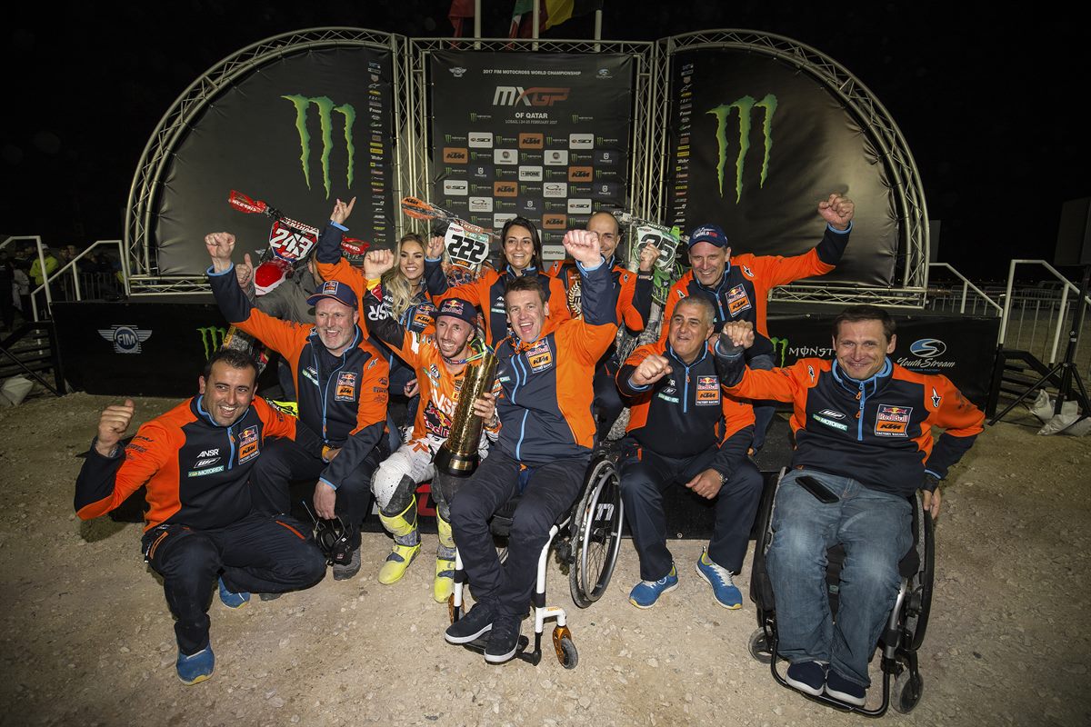 Tony Cairoli & Team KTM 450 SX-F Losail 2017