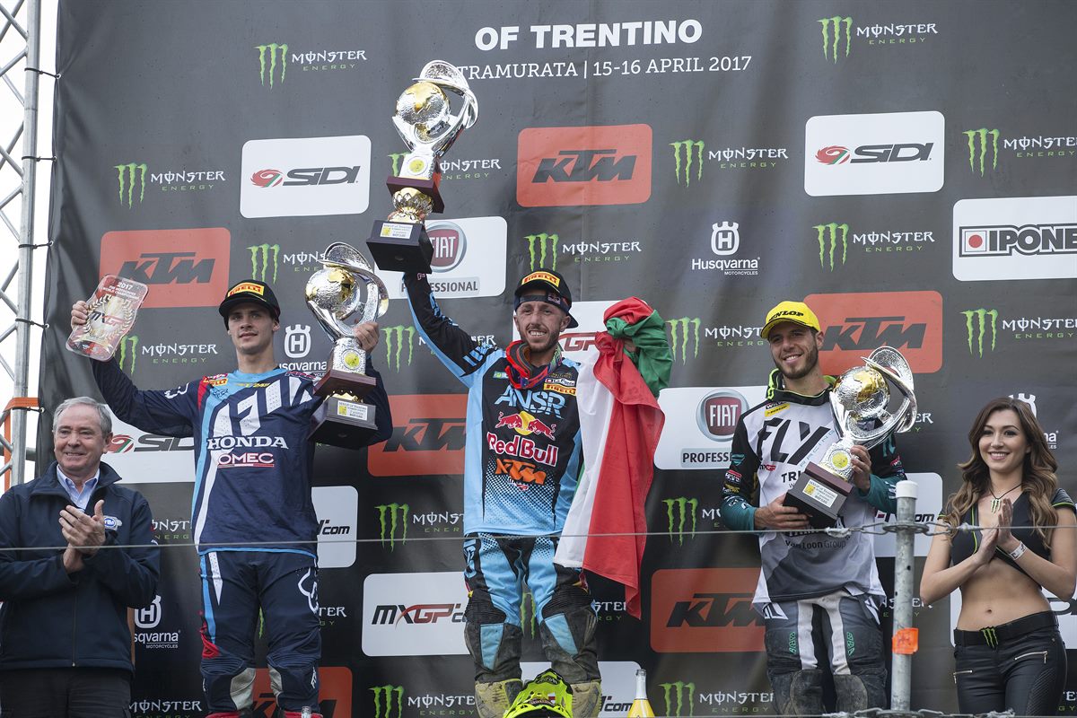Tony Cairoli Podium Pietramurata 2017