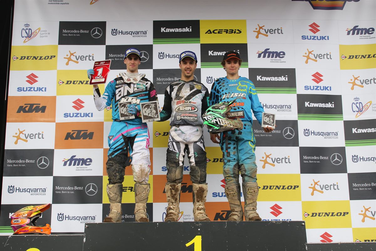 Podio MX2_Cto. España Motocross_As Neves (Pontevedra)