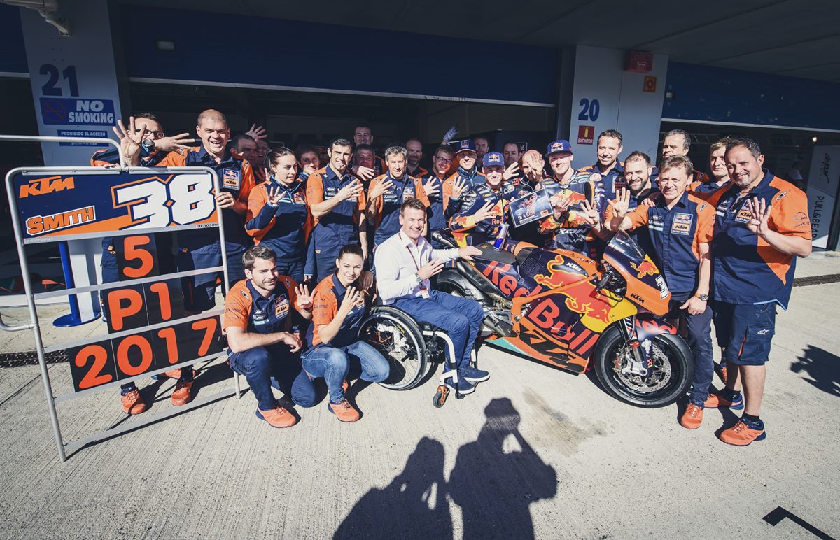 Red Bull KTM MotoGP Factory Racing Team Pit Lane Jerez 2017