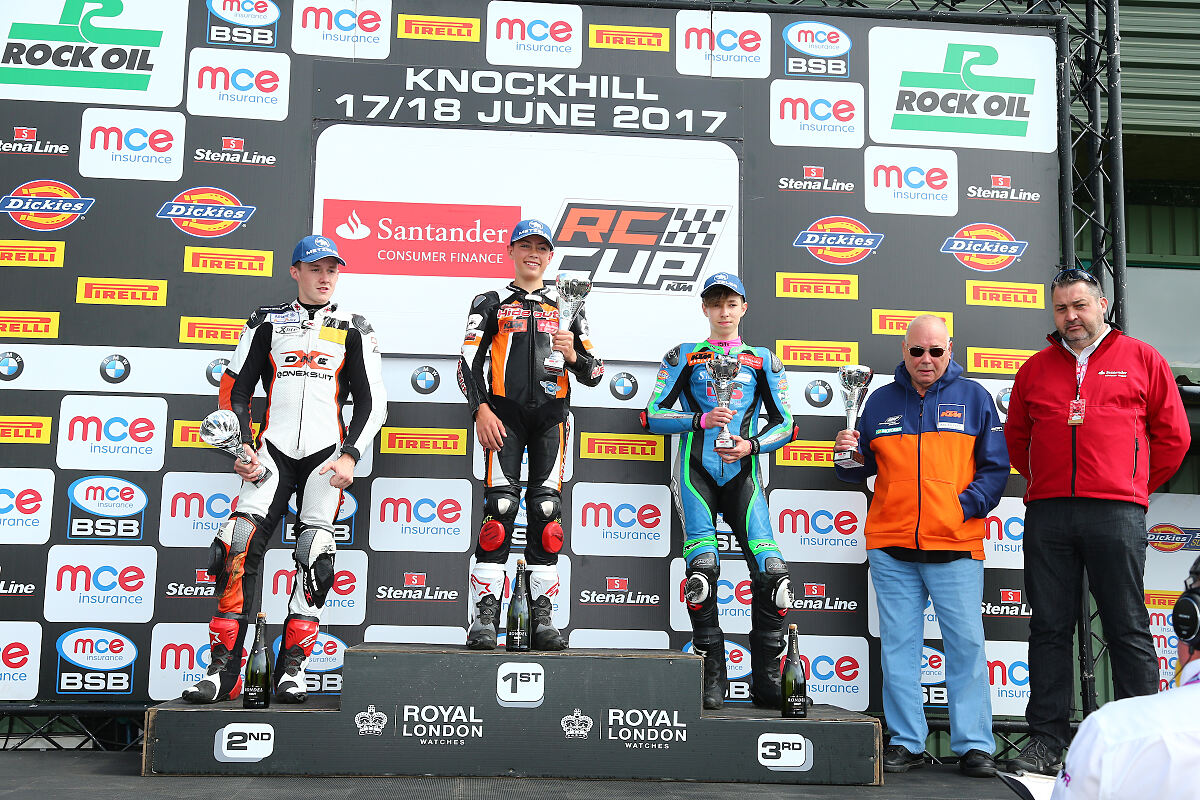 Knockhill podium