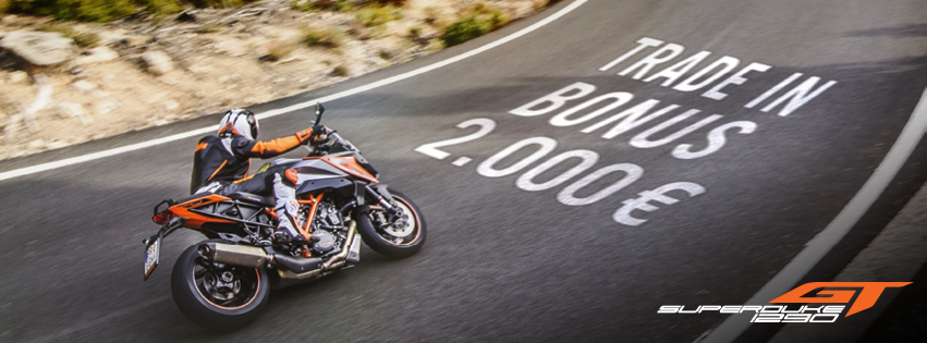 KTM 1290 Super Duke GT Trade In FB Cover