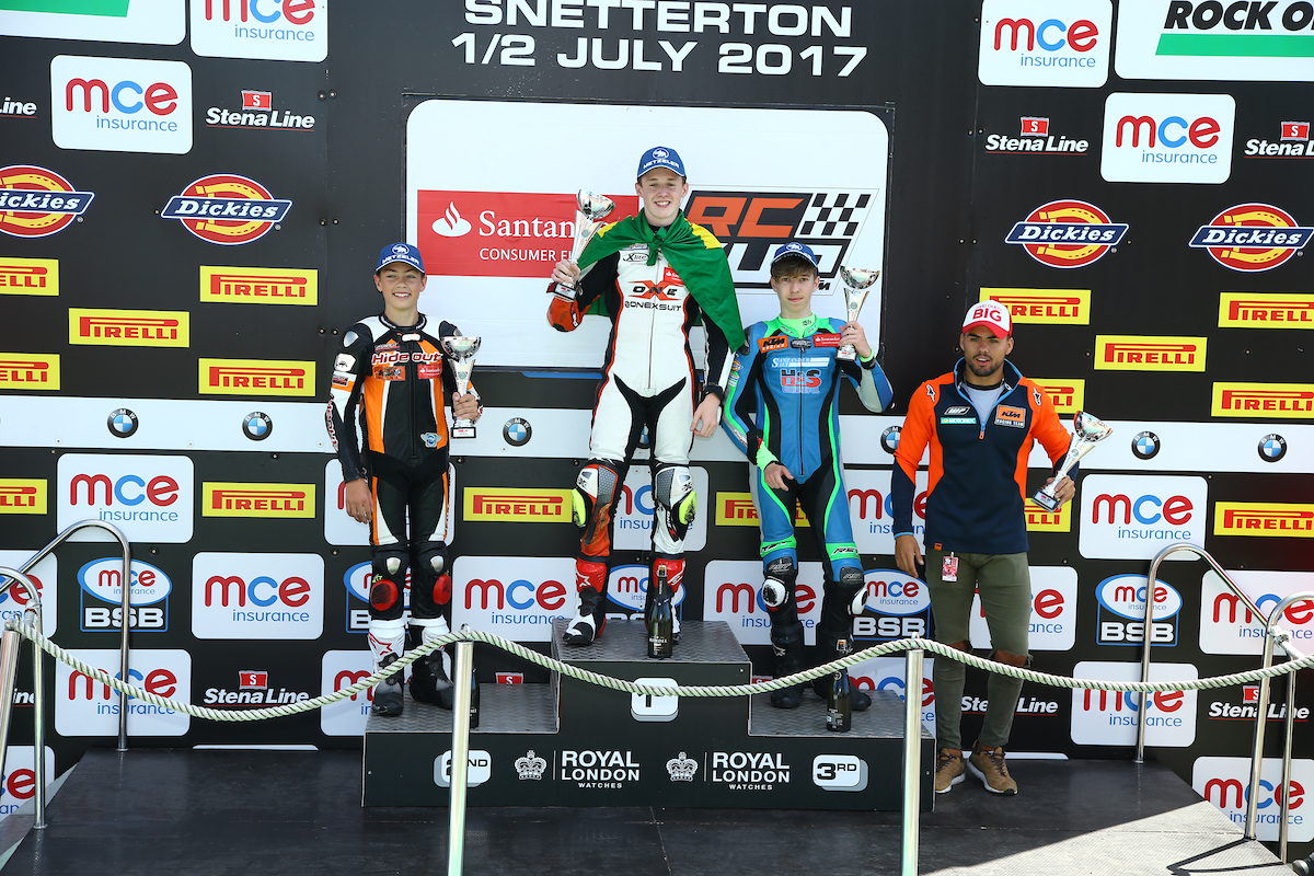 Snetterton Race 2 podium