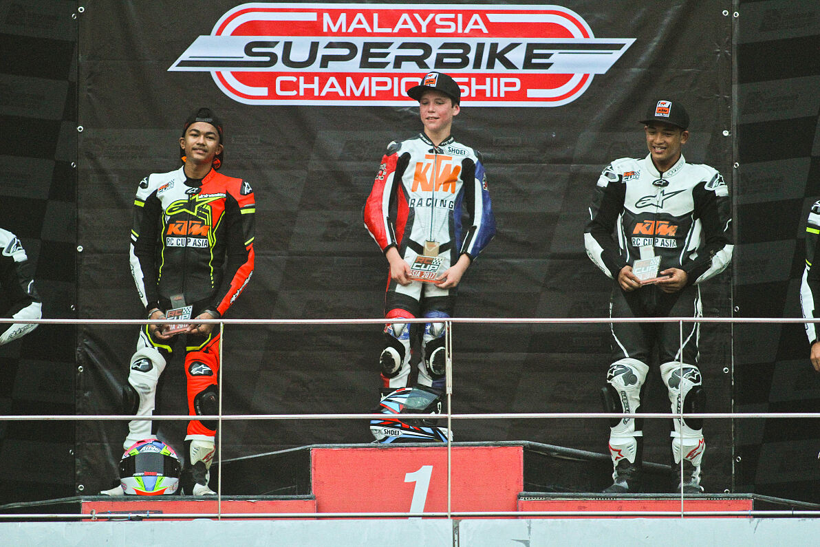 Van Eerde Podium Sepang