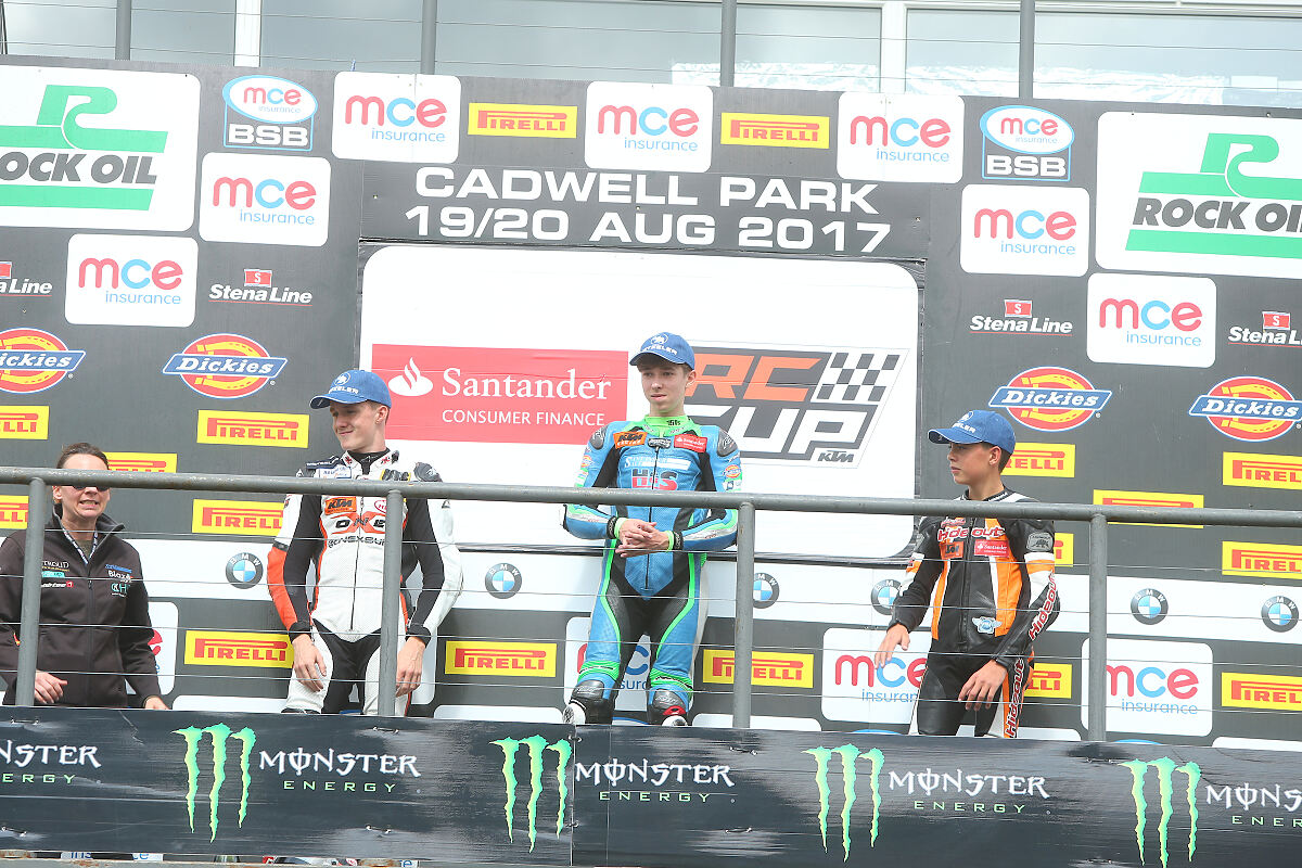 KTM RC Cup Podium Cadwell