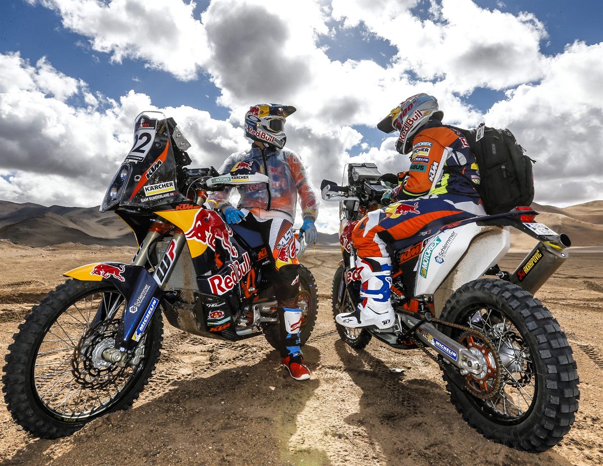 Sam Sunderland - Matthias Walkner -  KTM 450 RALLY Atacama 2017