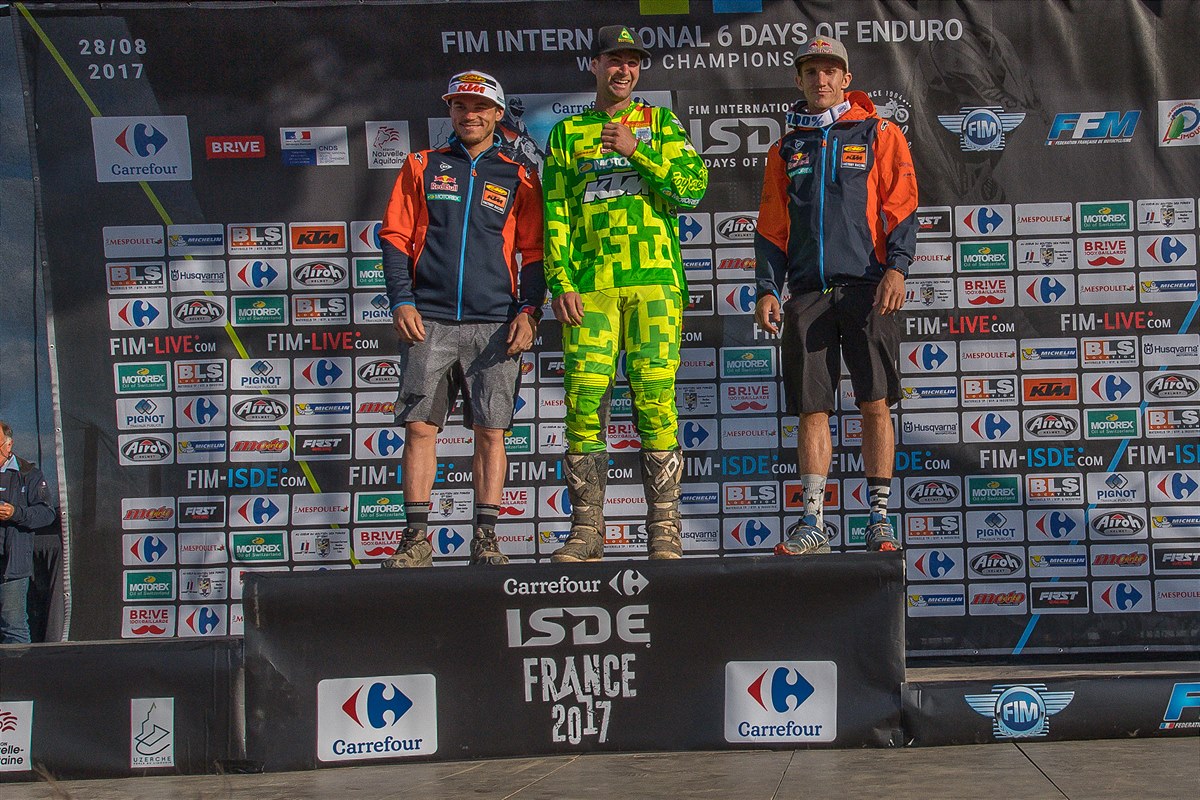 Manufacturer Award Podium