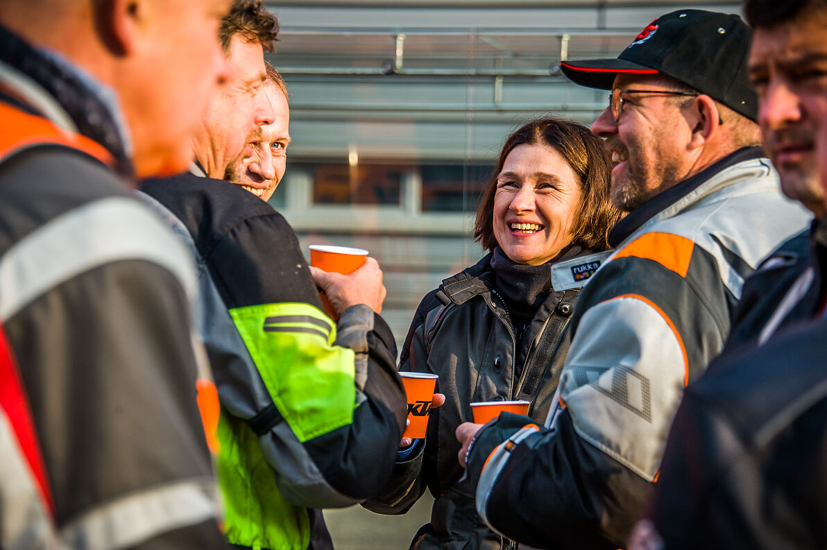 Die Stimmung beim KTM RIDE OUT 2017 war sichtlich gut.