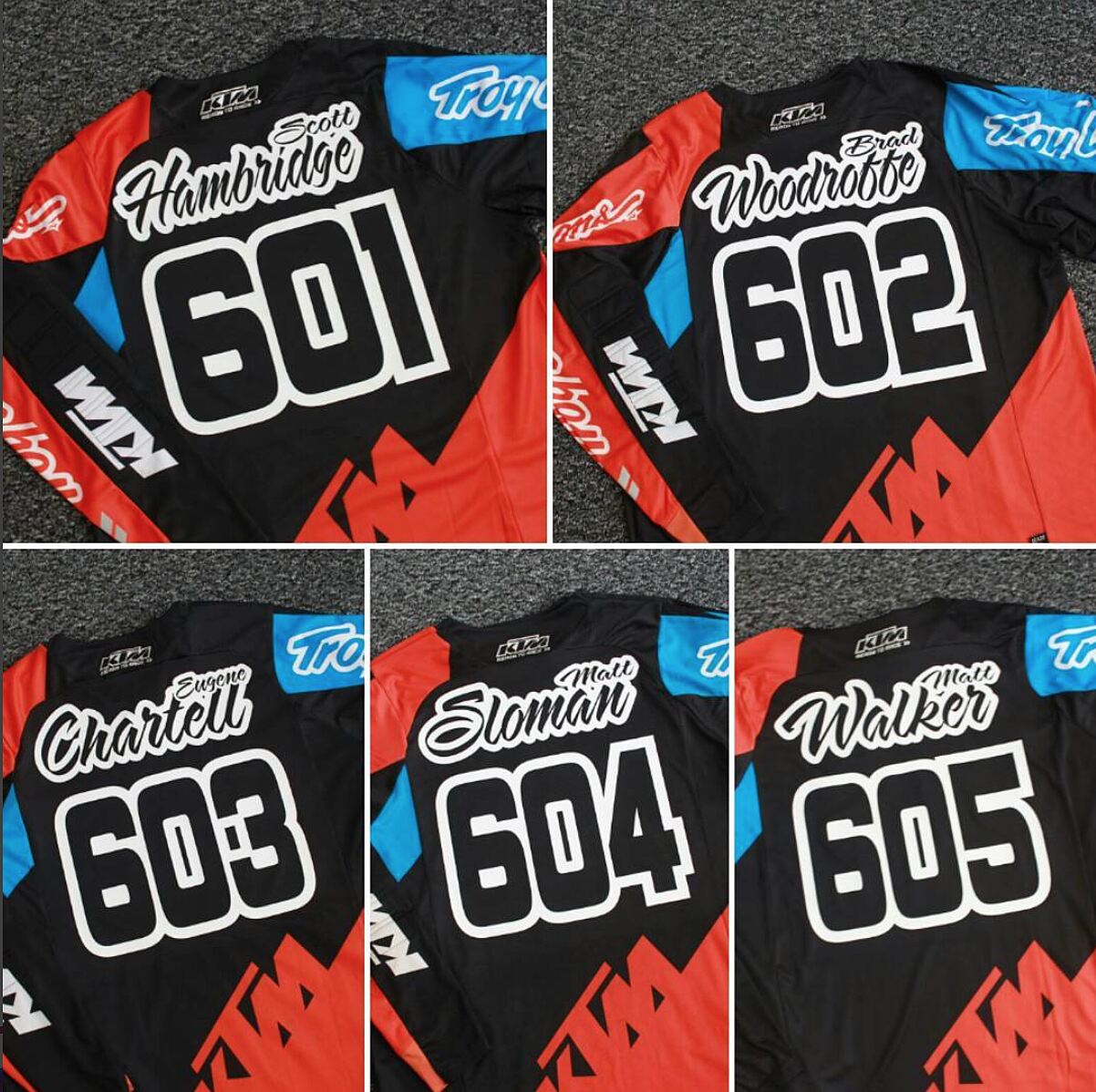 KTM UK Weston Race Shirts 2017
