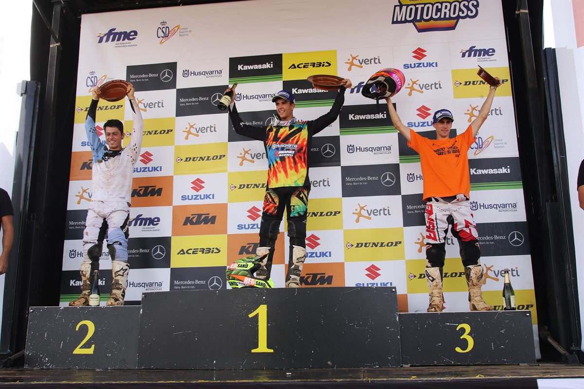 Podio_MX2_Cto. España Motocross_La Bañeza 