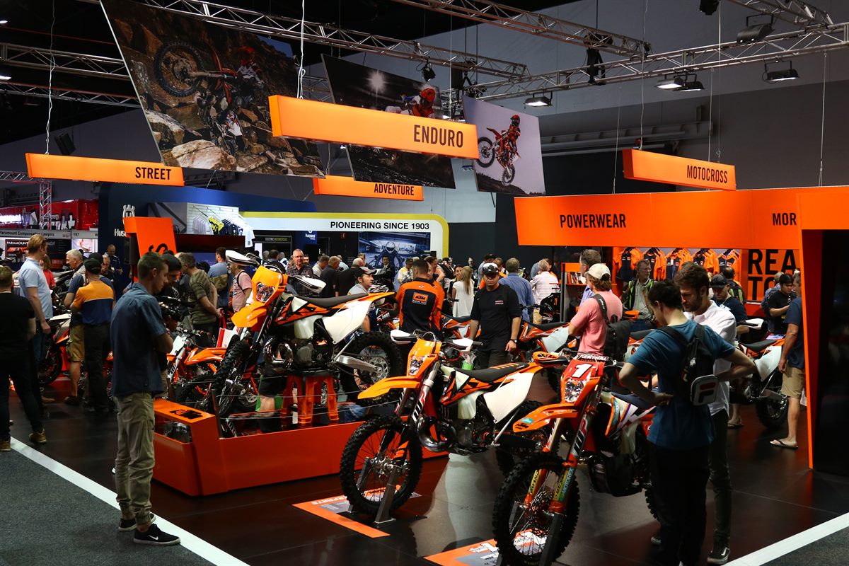KTM Stand Sydney Motorcycle Expo