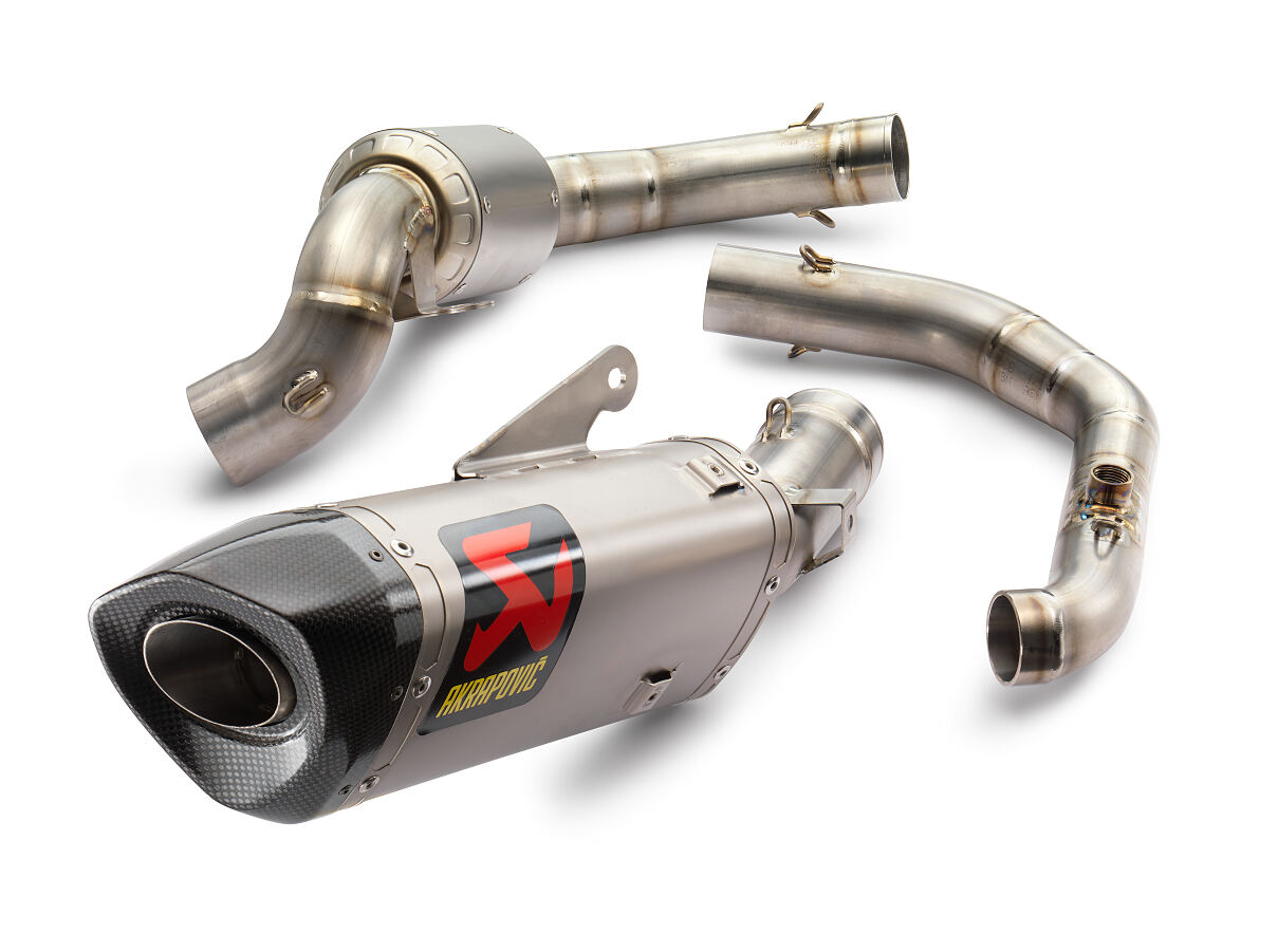 RC 390 R Akropovic Titanium Race Exhaust