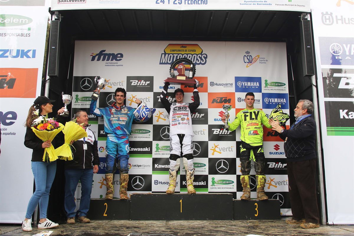 Podio MX1_Cto. España Motocross_Sanlúcar