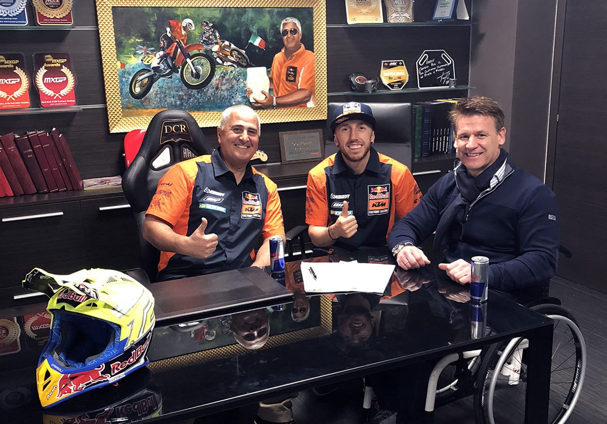 Claudio De Carli, Tony Cairoli & Pit Beirer