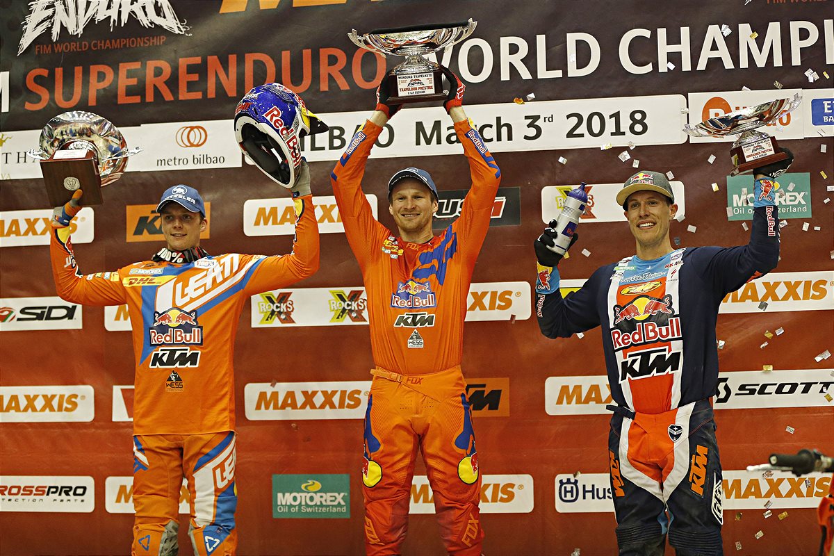 KTM Factory Racing Podium - SuperEnduro, Bilbao, Spain