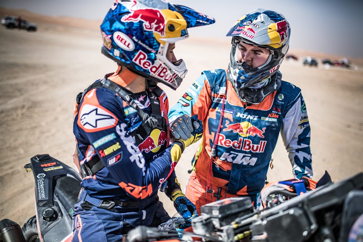 Sam Sunderland, Matthias Walkner - Red Bull KTM Factory Racing - 2018 Abu Dhabi Desert Challenge