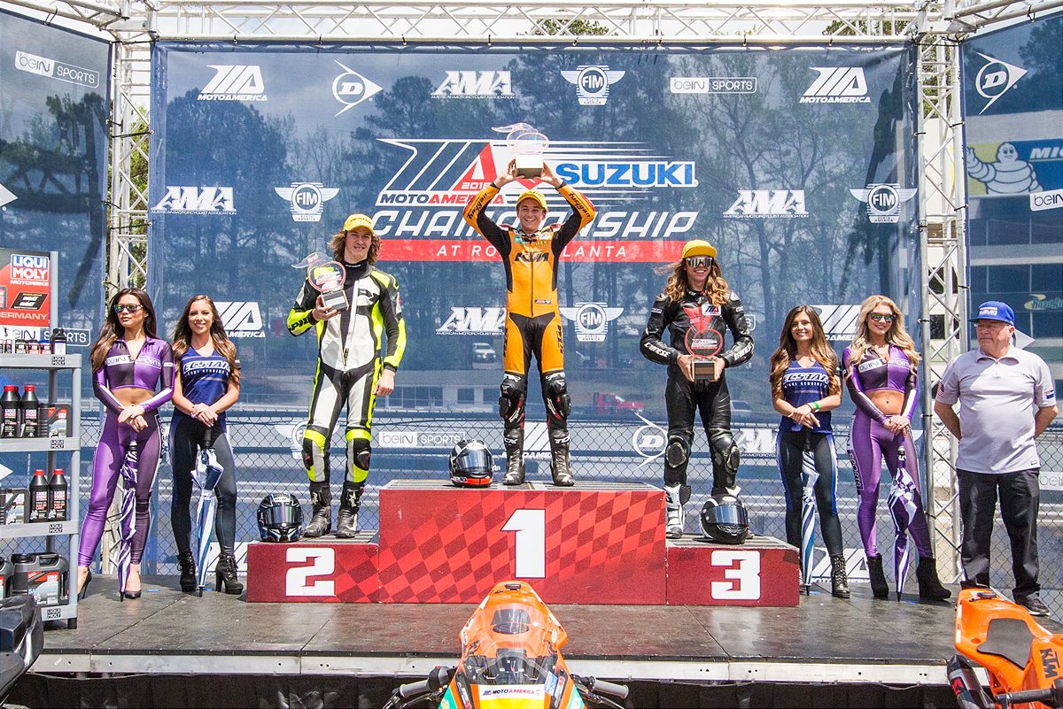 KTM Orange Brigade Road Racing Team - Saturday Podium