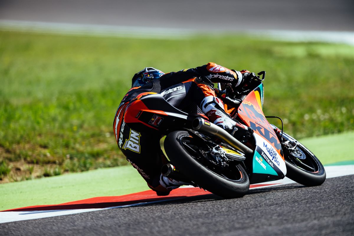 Darryn Binder KTM RC250 GP Autodromo del Mugello 2018
