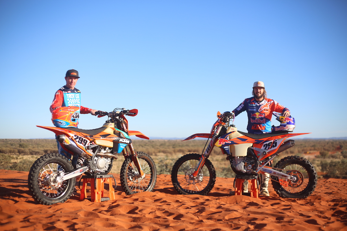 Toby Price and David Walsh - KTM 500 EXC-F